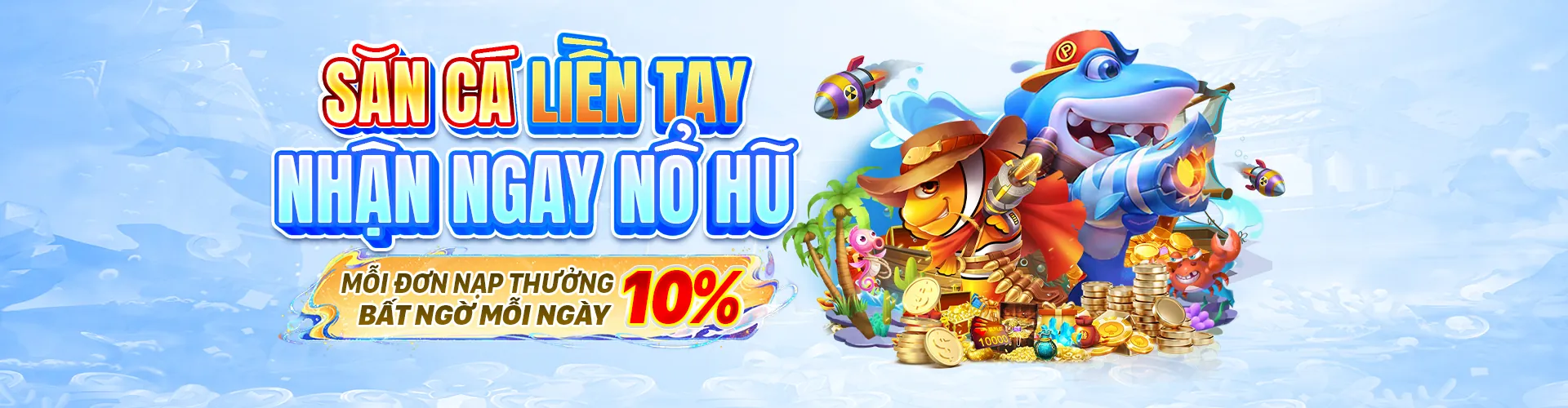 Banner khuyến mãi Hi888 Nổ Hũ 2026 với các ưu đãi hấp dẫn
